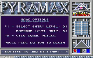 Pyramax atari screenshot