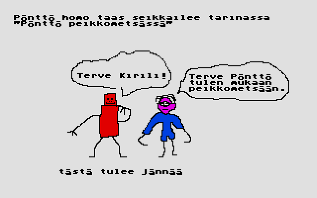 Pönttö Demo II atari screenshot