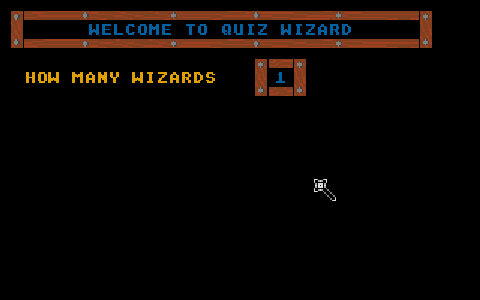Quiz Wizard atari screenshot