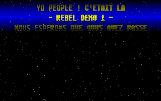 Rebel Demo I (The) atari screenshot