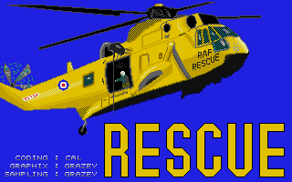 Rescue atari screenshot