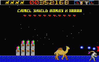 Revenge of the Mutant Camels atari screenshot