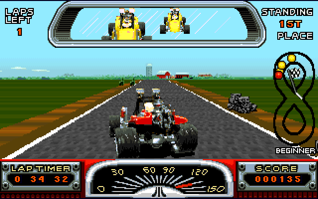 Road Riot 4WD atari screenshot