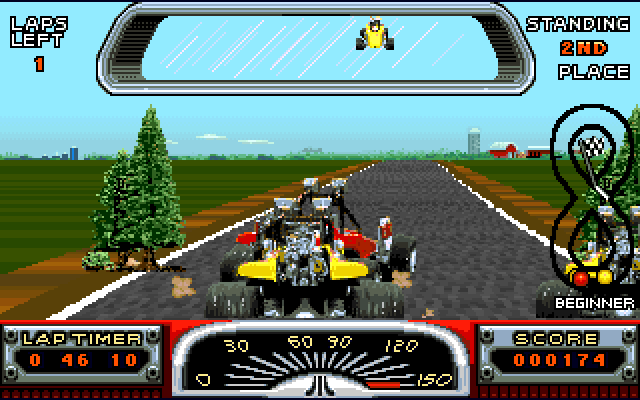 Road Riot 4WD atari screenshot