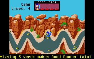 Road Runner atari screenshot