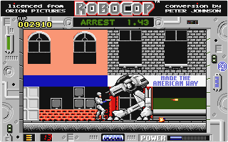 Robocop atari screenshot
