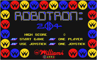 Robotron 2084 atari screenshot
