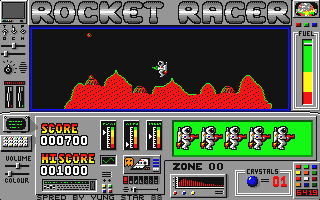Rocket Racer atari screenshot