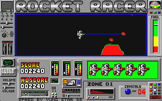 Rocket Racer atari screenshot