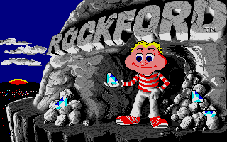 Rockford - The Arcade Game atari screenshot