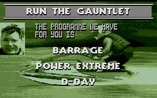 Run the Gauntlet atari screenshot
