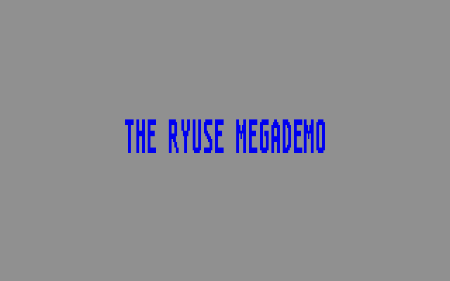 Ryuse Megademo atari screenshot