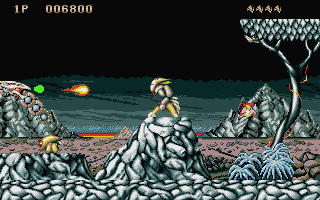 Saint Dragon atari screenshot