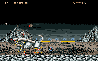 Saint Dragon atari screenshot