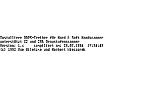 Scan-It für 32 und 256 Graufstufe Scanner Interface atari screenshot
