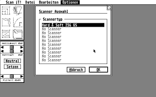 Scan-It für 32 und 256 Graufstufe Scanner Interface atari screenshot
