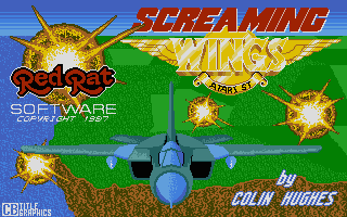 Screaming Wings atari screenshot