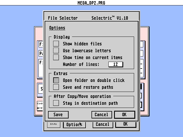 Selectric atari screenshot