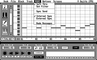 Sequencer One atari screenshot
