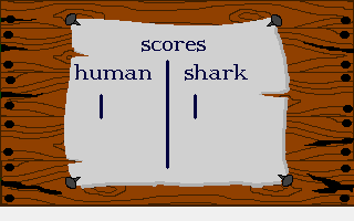 Sharks atari screenshot