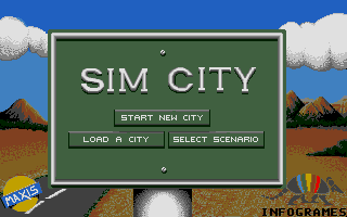 Sim City / Populous atari screenshot