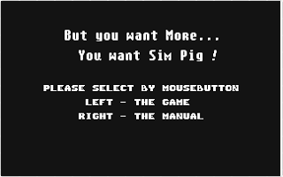 Sim Pig - The Advanced Realtime Strategic Pig Simulation atari screenshot