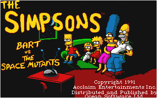 Simpsons - Bart vs the Space Mutants (The) atari screenshot