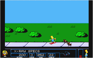 Simpsons - Bart vs the Space Mutants (The) atari screenshot