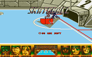 Skateball atari screenshot
