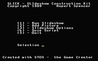 SLICK - Slideshow Construction Kit atari screenshot