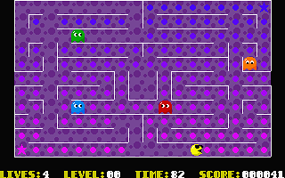 Snacman atari screenshot