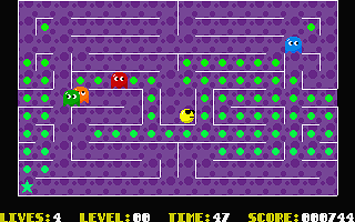 Snacman atari screenshot