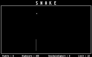 Snake atari screenshot