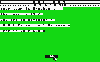 Soccer Supremo atari screenshot