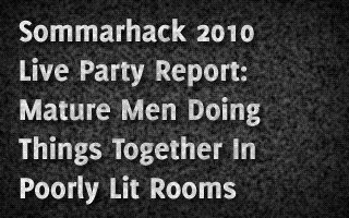 Sommarhack 2010 Live Party Report atari screenshot