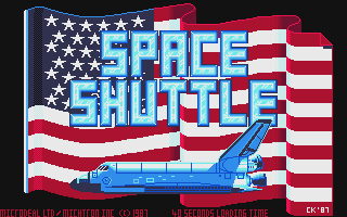 Space Shuttle atari screenshot
