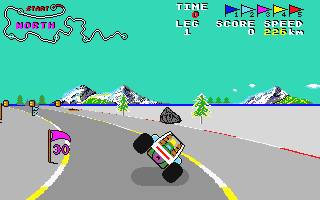 Speed Buggy atari screenshot