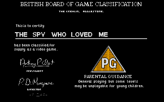 Spy Who Loved Me (The) atari screenshot