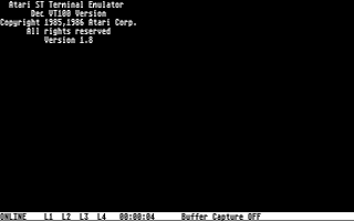 ST Terminal Emulator VT100