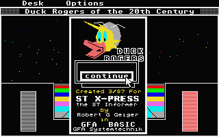 ST X-press Diskmate December 1987 atari screenshot
