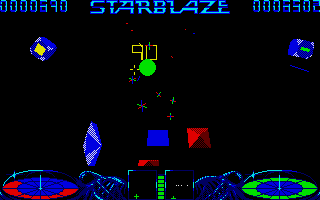 Star-Blaze atari screenshot