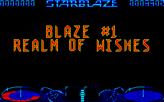 Star-Blaze atari screenshot