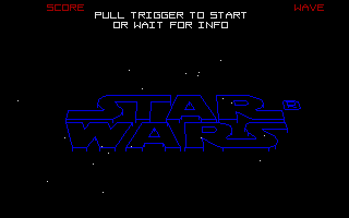 Star Wars atari screenshot