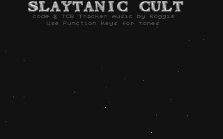 Slaytanic Cult STe Demo Disk atari screenshot
