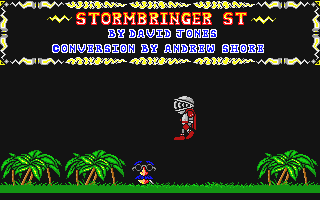 Stormbringer atari screenshot