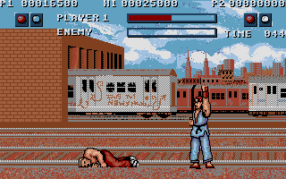 Street Fighter atari screenshot