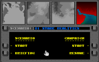 Strikefleet atari screenshot