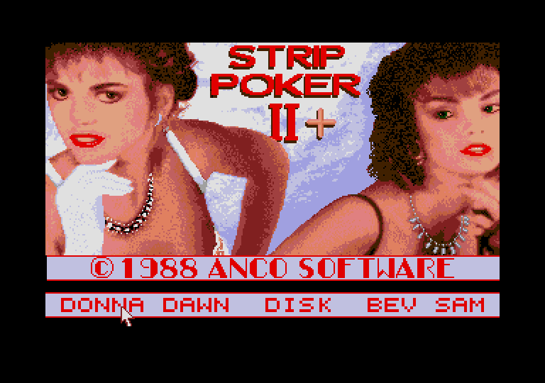 Strip Poker II Plus / Data Disc 1