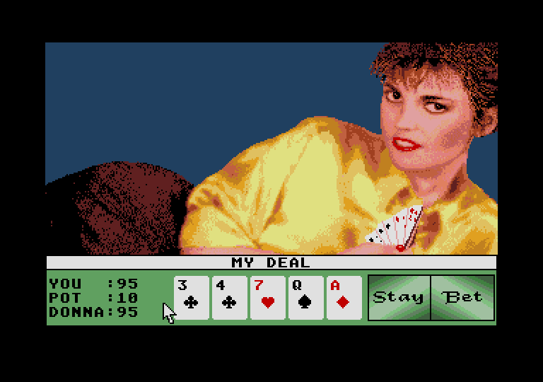 Strip Poker II Plus / Data Disc 1 atari screenshot