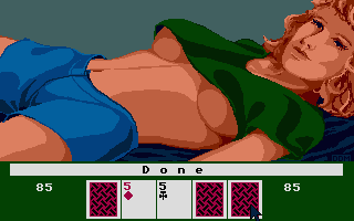 Strip Poker atari screenshot